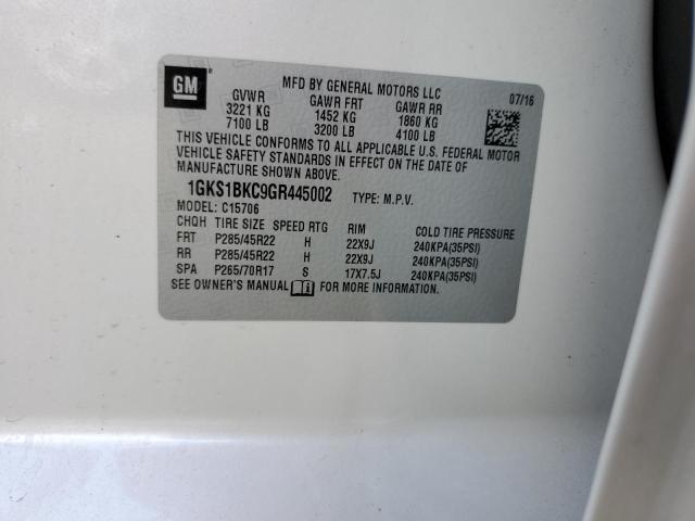 1GKS1BKC9GR445002 GMC YUKON SLT
