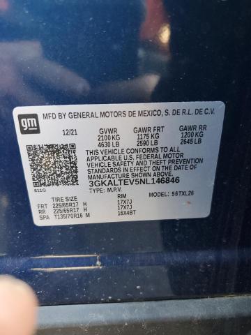 3GKALTEV5NL146846 GMC Terrain Sle