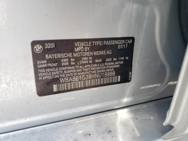 WBA8E1G38HNU18988 BMW 320 I