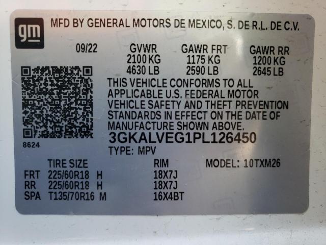 3GKALVEG1PL126450 GMC Terrain Slt