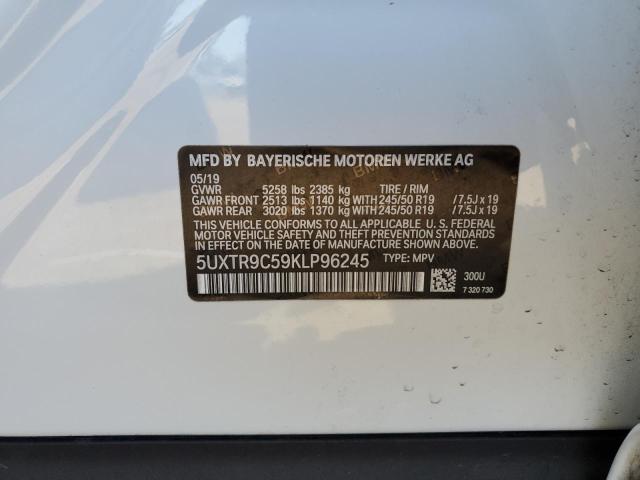 5UXTR9C59KLP96245 BMW X3 Xdrive30i