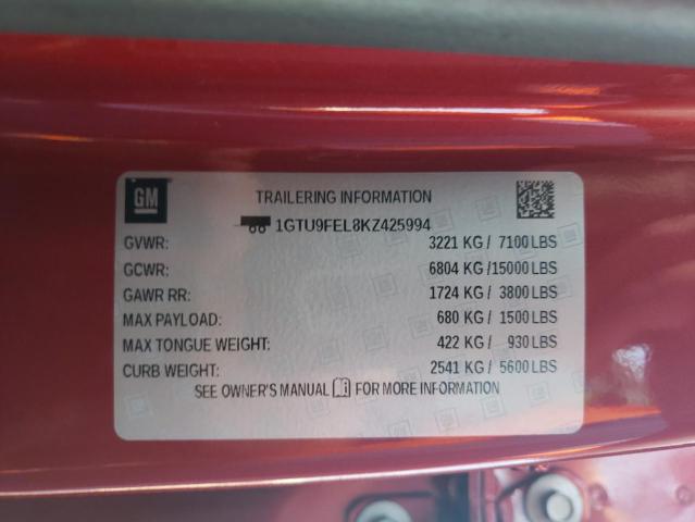 1GTU9FEL8KZ425994 GMC Sierra K1500 Denali