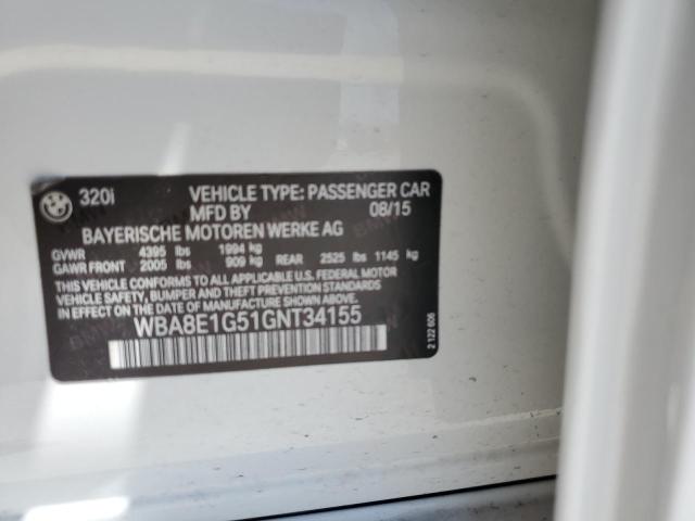 WBA8E1G51GNT34155 BMW 320 I