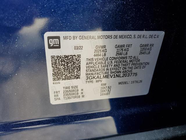 3GKALMEV1NL203775 GMC Terrain Sle