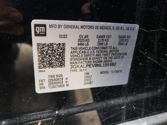 3GKALPEV9NL155492 GMC Terrain Slt