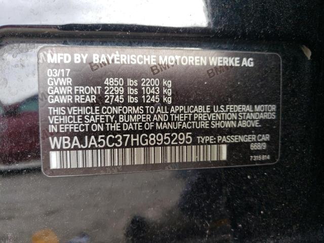 WBAJA5C37HG895295 BMW 530 I