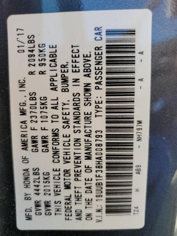 19UUB1F38HA008793 Acura TLX