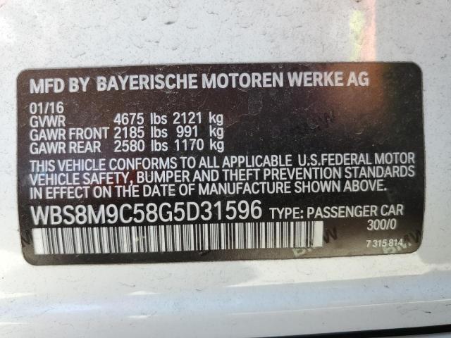 WBS8M9C58G5D31596 BMW M3