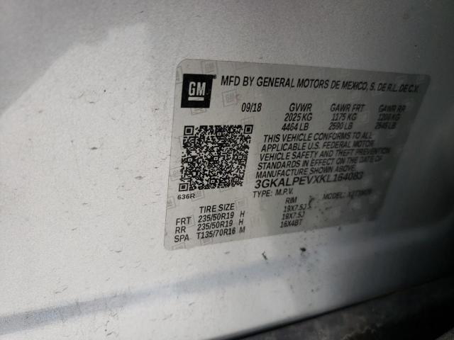 3GKALPEVXKL164083 GMC Terrain Slt