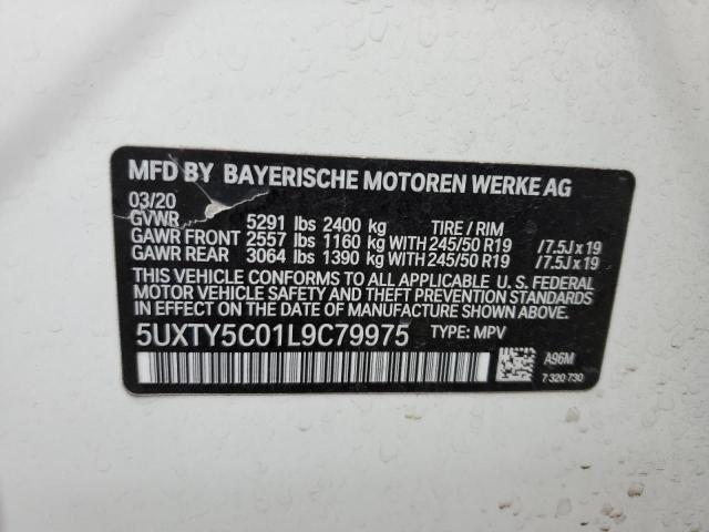 5UXTY5C01L9C79975 BMW X3 Xdrive30i