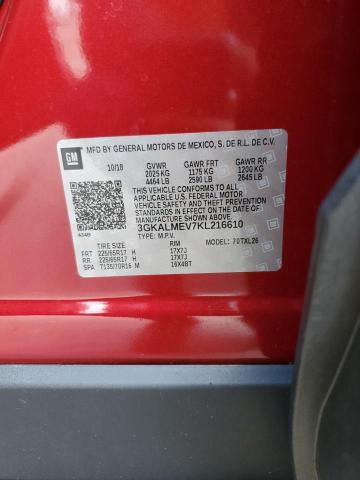 3GKALMEV7KL216610 GMC Terrain Sle