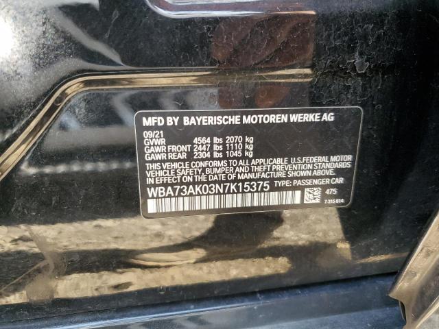 WBA73AK03N7K15375 BMW 228XI