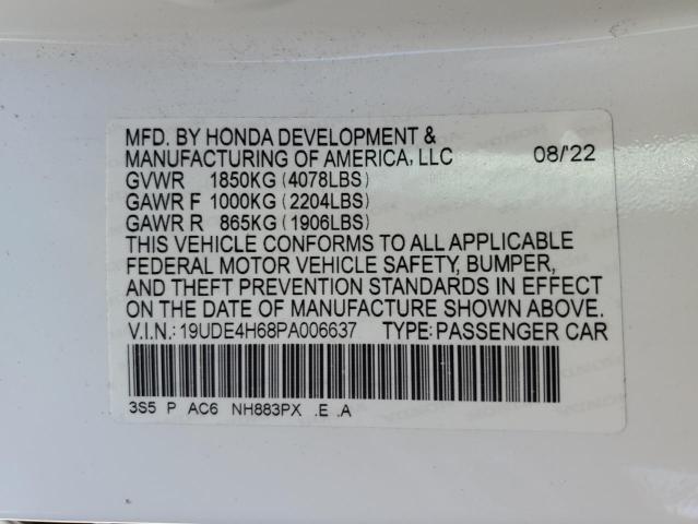 19UDE4H68PA006637 Acura Integra A-spec Tech