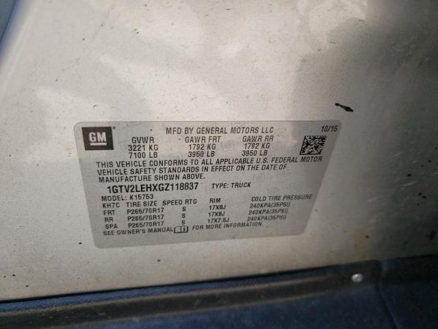1GTV2LEHXGZ118837 GMC Sierra K1500