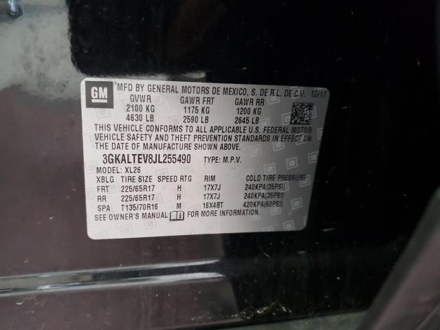 3GKALTEV8JL255490 GMC Terrain Sle