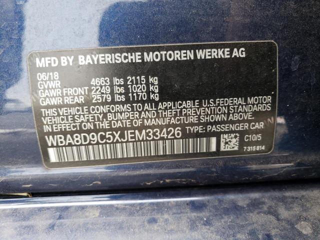 WBA8D9C5XJEM33426 BMW 330 XI