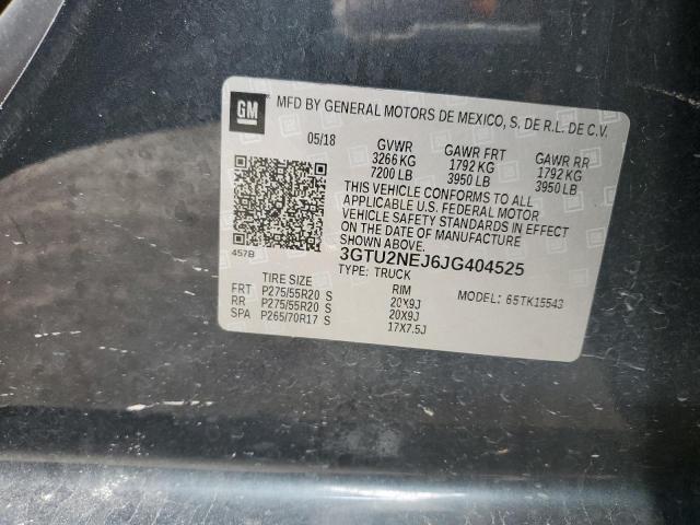 3GTU2NEJ6JG404525 GMC Sierra K1500 Slt
