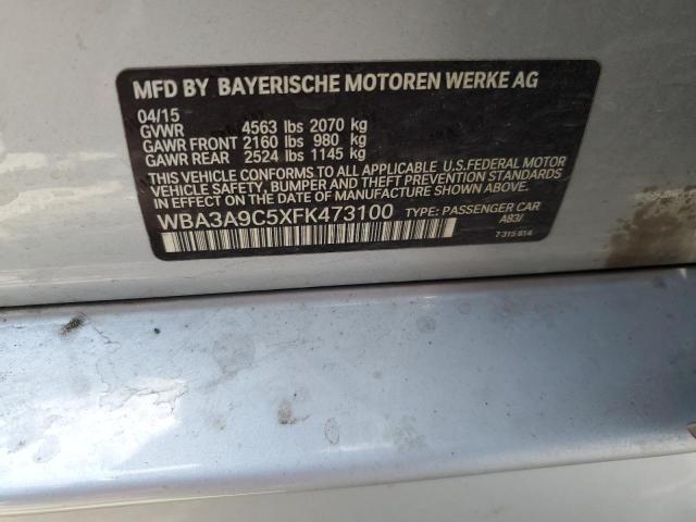 WBA3A9C5XFK473100 BMW 335 I