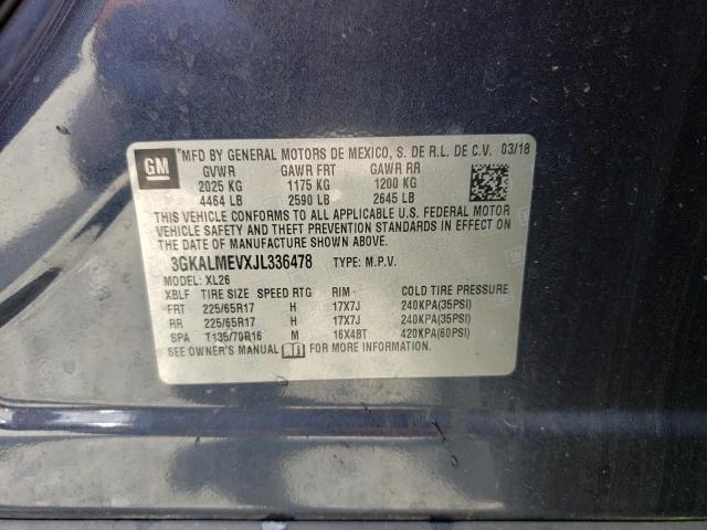 3GKALMEVXJL336478 GMC Terrain Sle