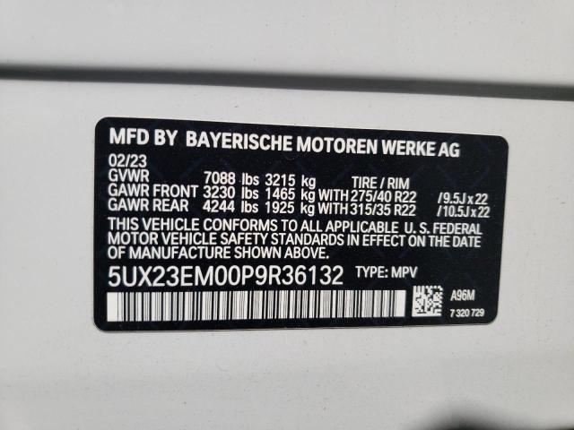 5UX23EM00P9R36132 BMW X7 Xdrive40i