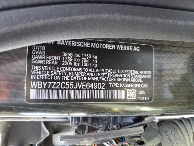 WBY7Z2C55JVE64902 BMW I3 Bev