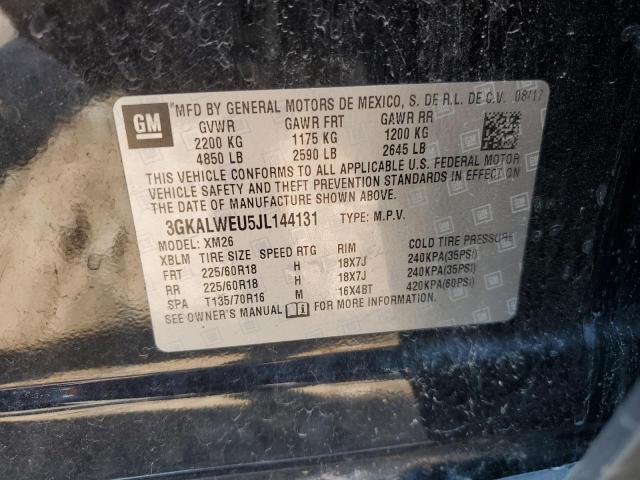 3GKALWEU5JL144131 GMC Terrain Slt