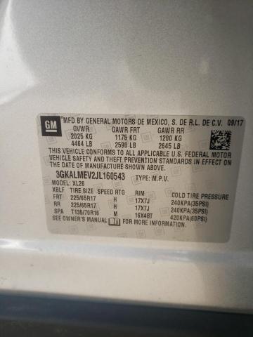 3GKALMEV2JL160543 GMC Terrain Sle