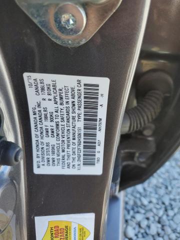 2HGFC2F76GH506151 Honda CIVIC EX