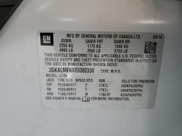 2GKALMEKXE6382330 GMC Terrain Sle