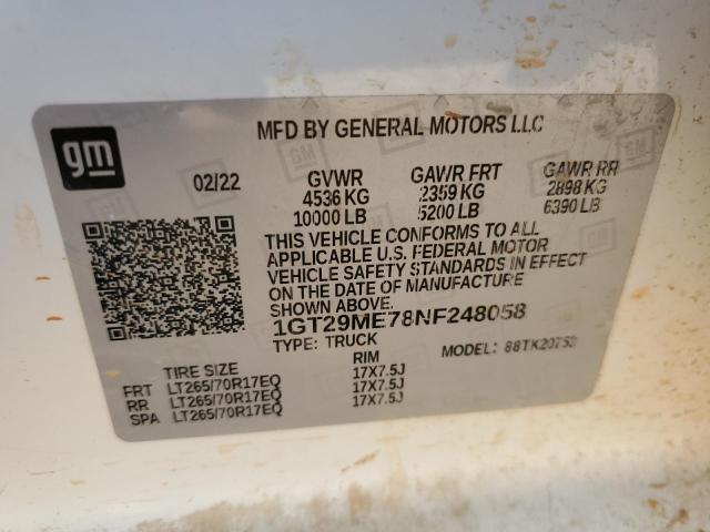 1GT29ME78NF248058 GMC Sierra K2500 Sle