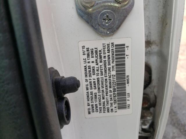 19XFB2F86FE231112 Honda CIVIC EX