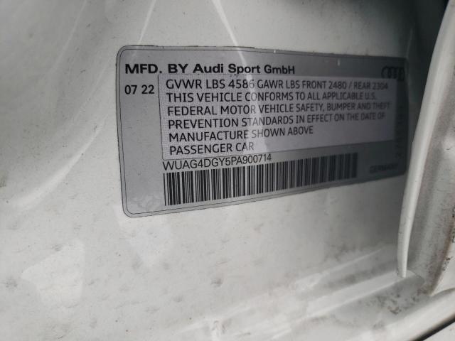 WUAG4DGY5PA900714 Audi RS3