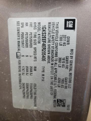 1GKS2EEF4ER205406 GMC YUKON DENALI
