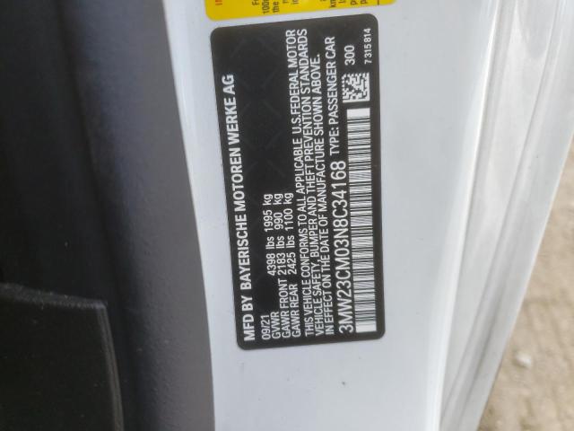 3MW23CM03N8C34168 BMW 230I