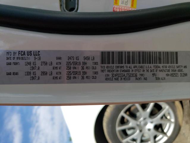 3C4PDCEG4JT523536 Dodge JOURNEY GT