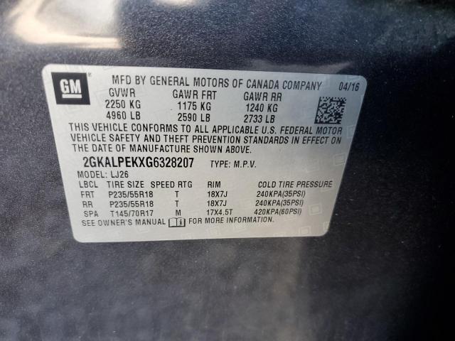 2GKALPEKXG6328207 GMC Terrain Slt
