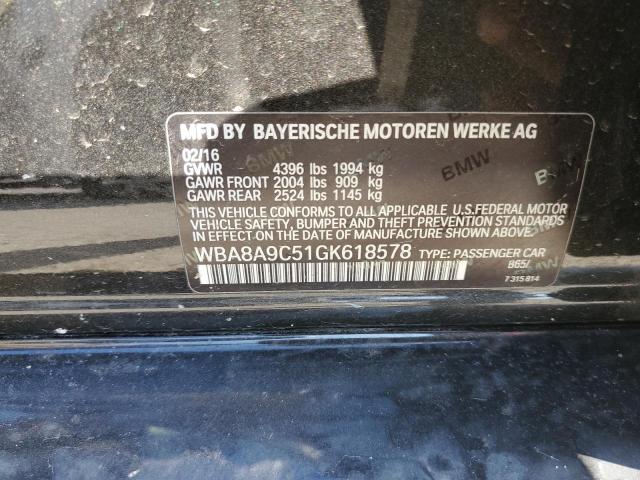 WBA8A9C51GK618578 BMW 320 I
