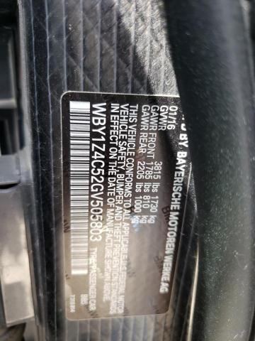 WBY1Z4C52GV505803 BMW I3 REX