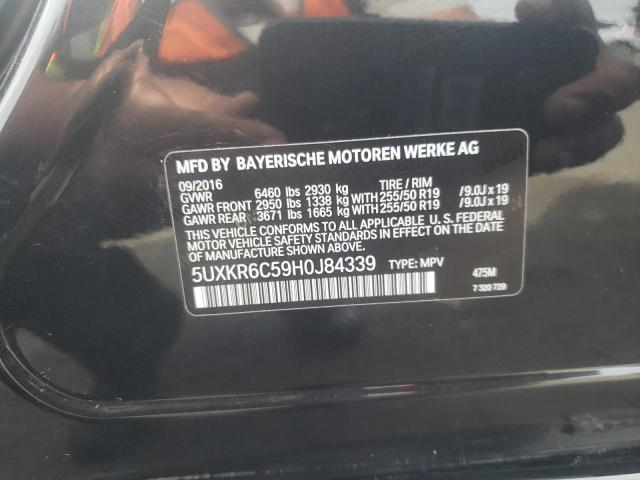 5UXKR6C59H0J84339 BMW X5 Xdrive50i