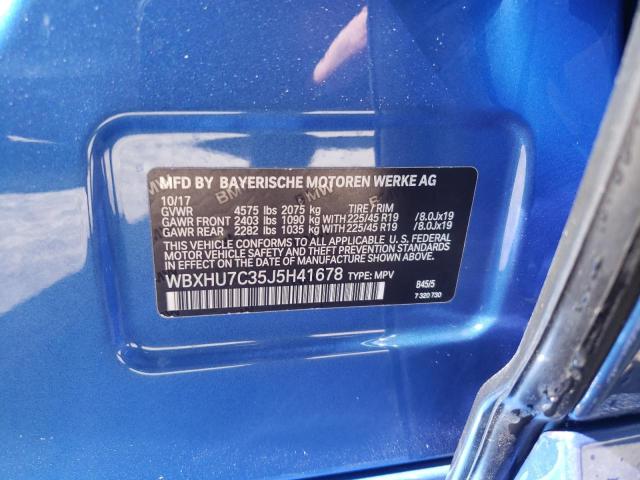 WBXHU7C35J5H41678 BMW X1 Sdrive28i