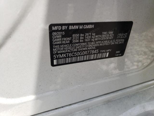 5YMKT6C50G0R77845 BMW X5 M