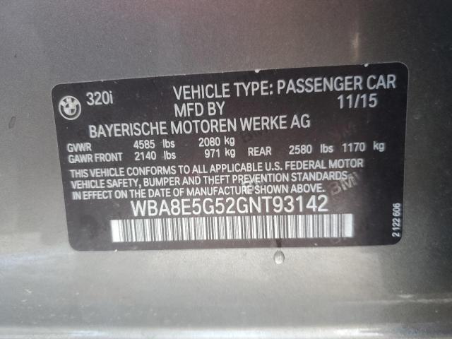 WBA8E5G52GNT93142 BMW 320 XI