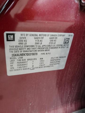 2GKALNEK7G6316679 GMC Terrain Sle