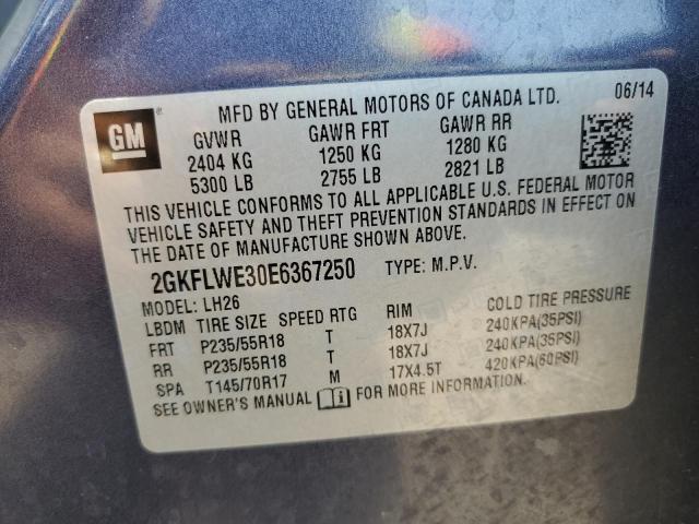 2GKFLWE30E6367250 GMC Terrain Sle