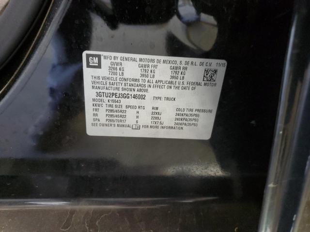 3GTU2PEJ3GG146002 GMC Sierra K1500 Denali