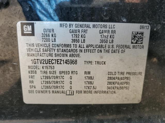 1GTV2UEC7EZ145968 GMC Sierra K1500 Sle