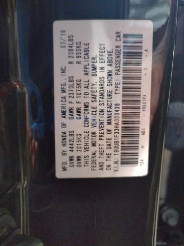19UUB1F33HA000438 Acura TLX