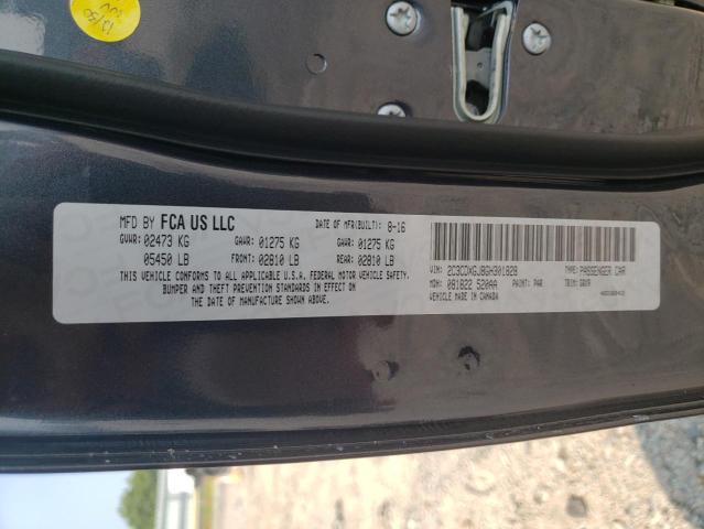 2C3CDXGJ8GH301828 Dodge Charger R/t Scat Pack