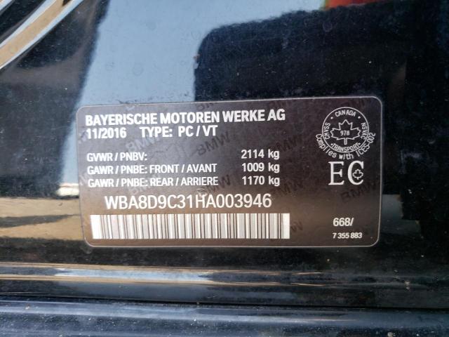 WBA8D9C31HA003946 BMW 330 XI