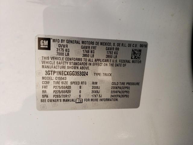 3GTP1NECXGG353024 GMC Sierra C1500 Slt